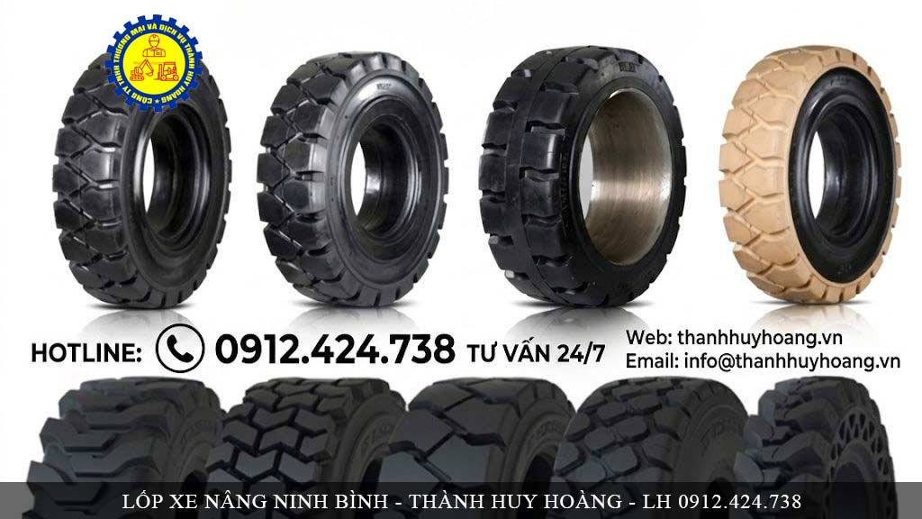 Bán lốp xe nâng tại Ninh Bình số lượng lớn
